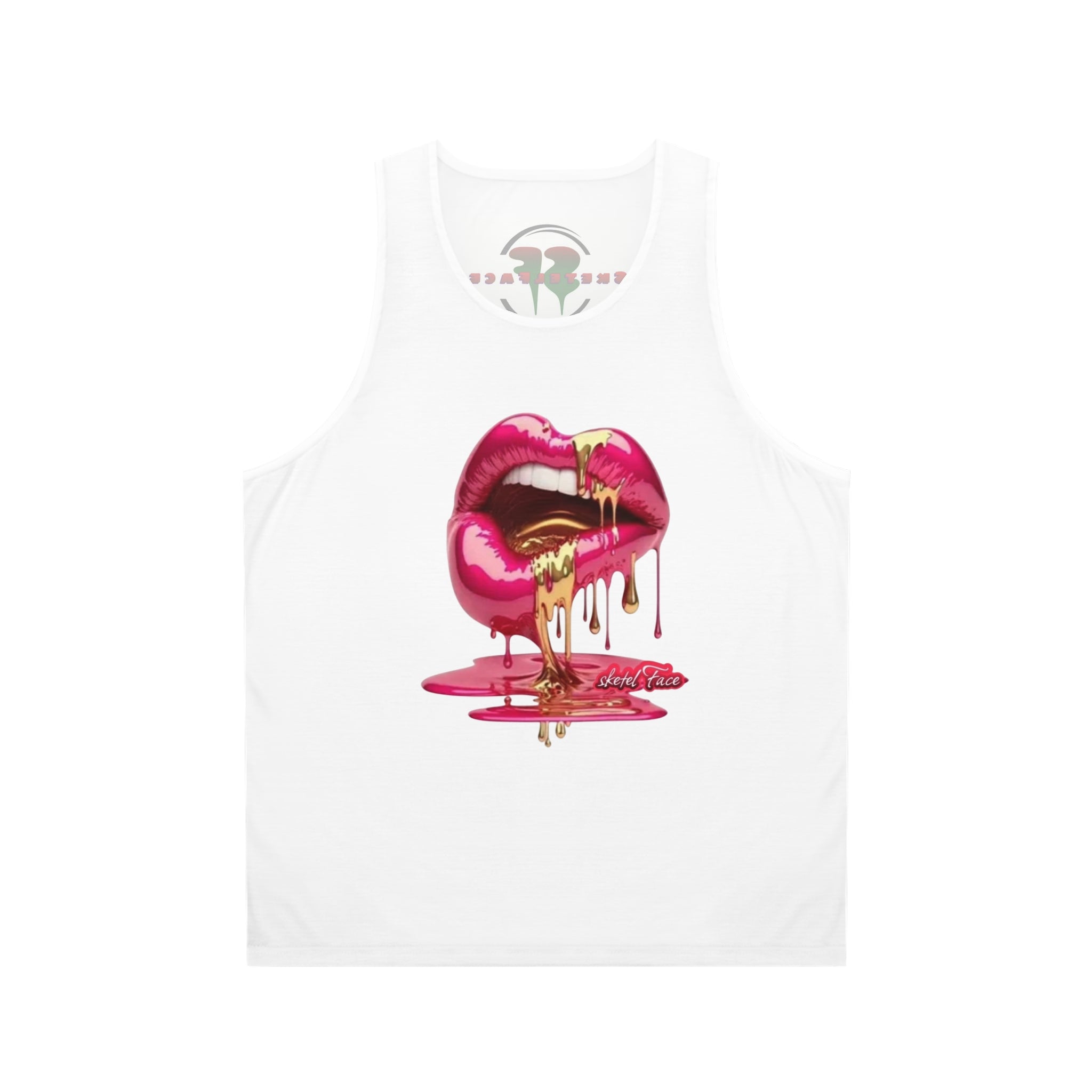 Bold Lip Design Unisex Tank Top, Graphic Tee, Summer Fashion, Beachwear, Gift for Her